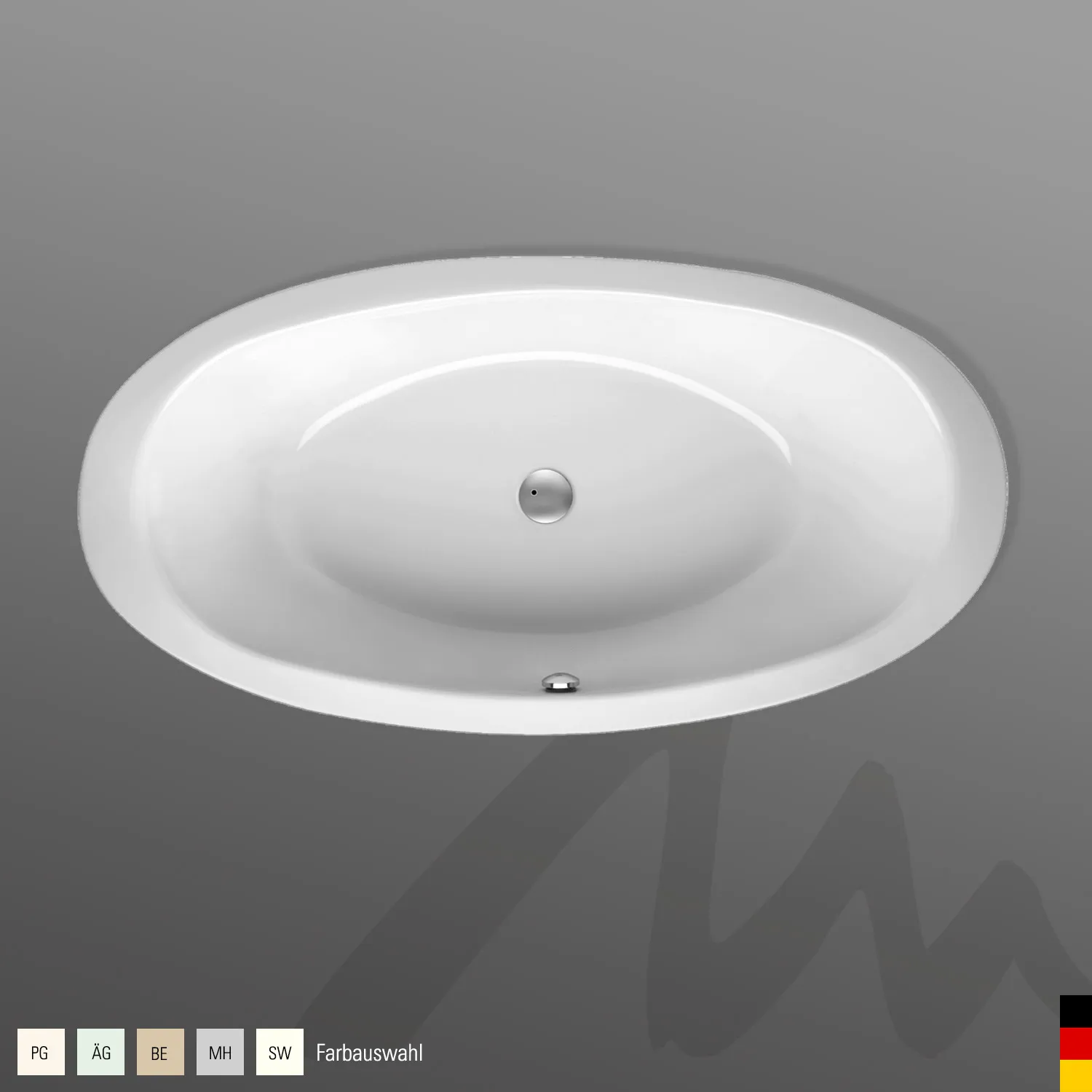 Mauersberger Acryl-Badewanne fusaca 190⁄100 Mauersberger Acryl-Badewanne fusaca 190⁄100