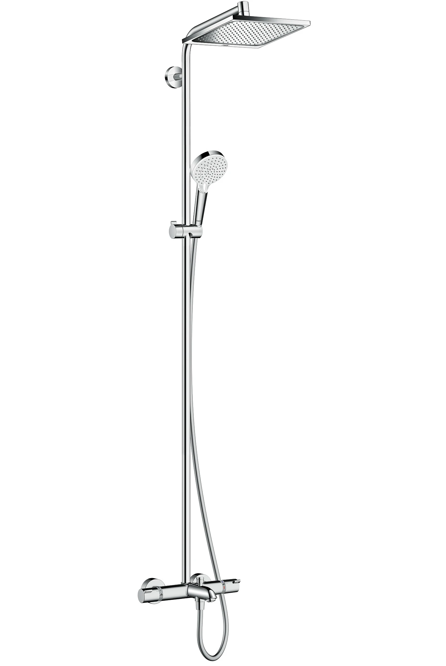 Showerpipe Crometta E 240 für Wanne chrom mit Thermostat