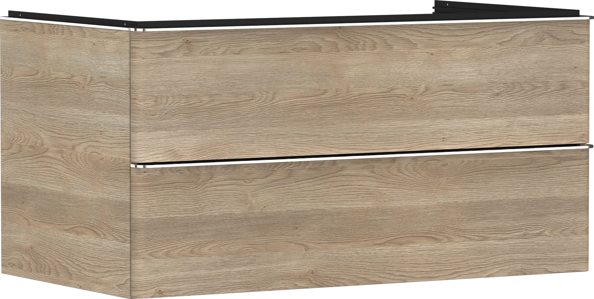 Hansgrohe Xelu Q Waschtischunterschrank Eiche Natur 980⁄550 mit 2 Schubkästen