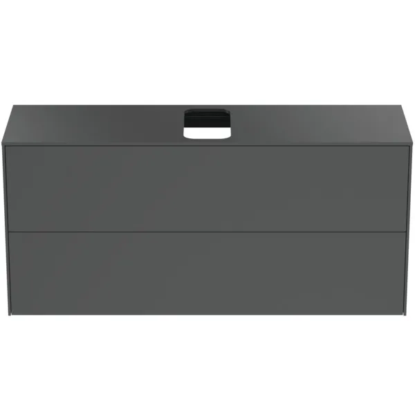 Ideal Standard Waschtischunterschrank Conca, 2 Auszüge, anthrazit