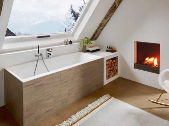 Villeroy & Boch rechteck Badewanne „Subway 3.0“ mit SilentFlow 180 × 80 cm in Weiß Alpin, 