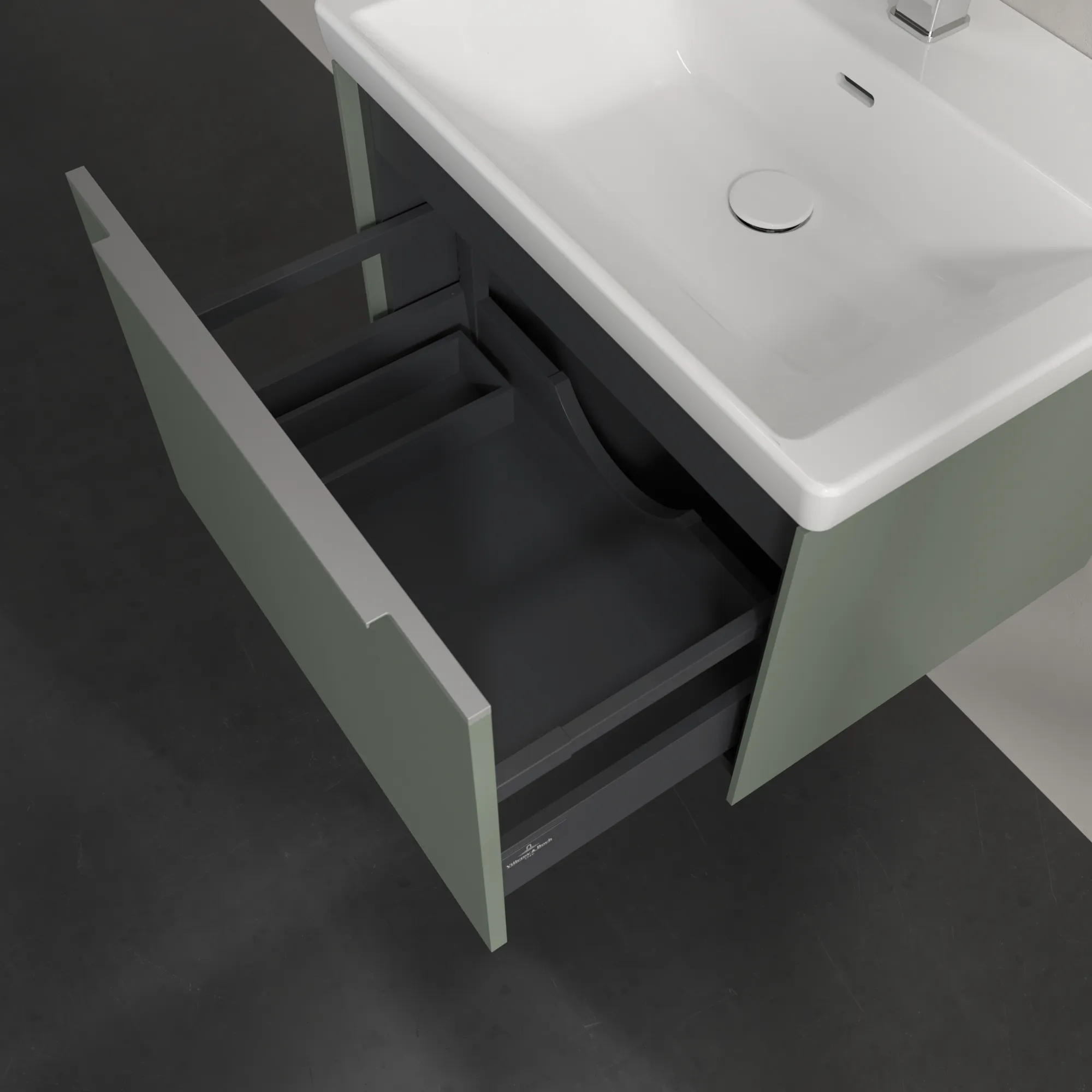 Villeroy & Boch Subway 3.0 Waschbeckenunterschrank C57500 Soft Green