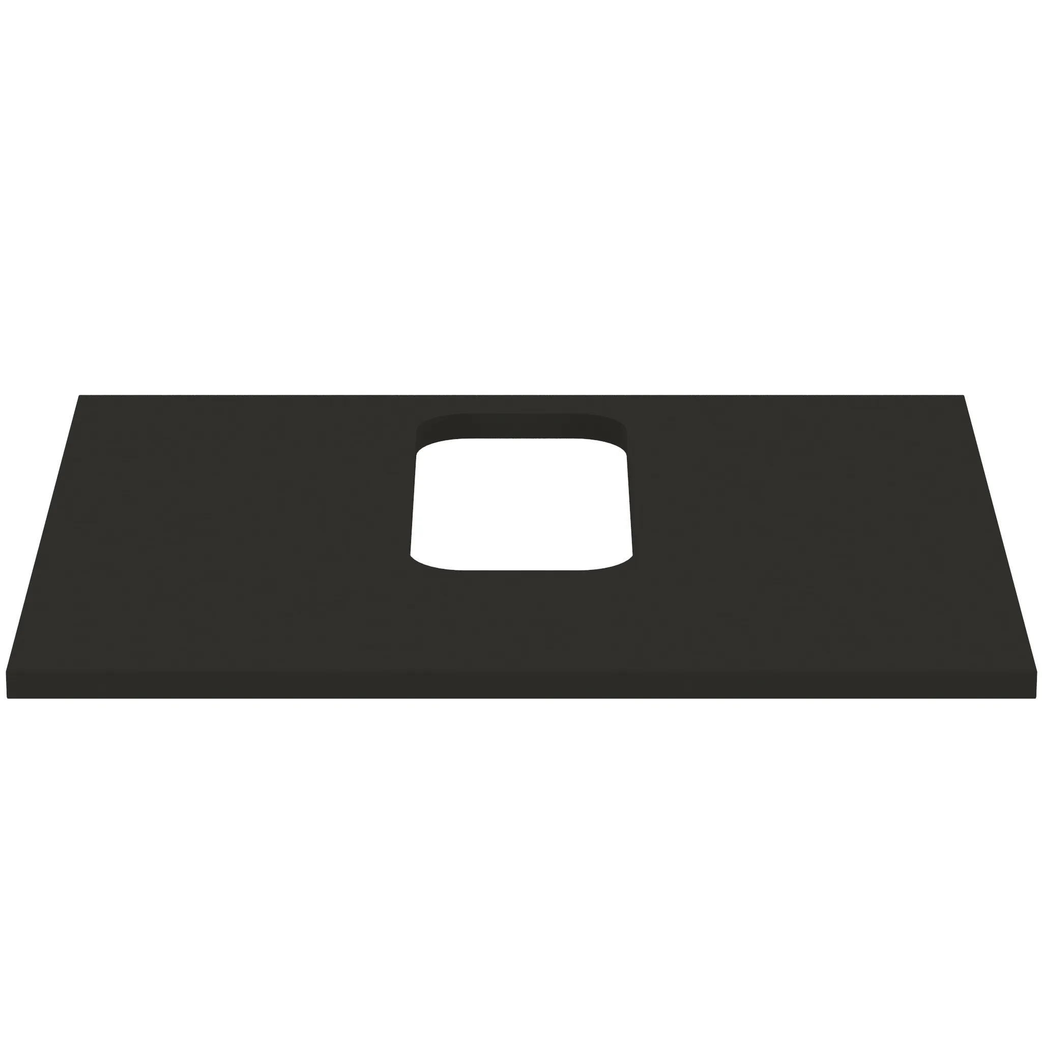 Waschtischplatte i.life B mittiger Ausschnitt für ein Wand-Waschtisch 602x507x18mm Weiß matt Waschtischplatte i.life B mittiger Ausschnitt für ein Wand-Waschtisch 602x507x18mm Weiß matt