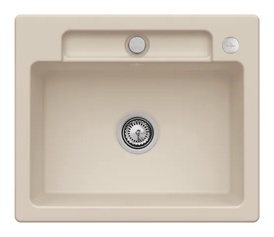 Villeroy & Boch Einbau-Küchenspülbecken „Siluet“ 60 S 600 × 510 × 220 mm in Almond