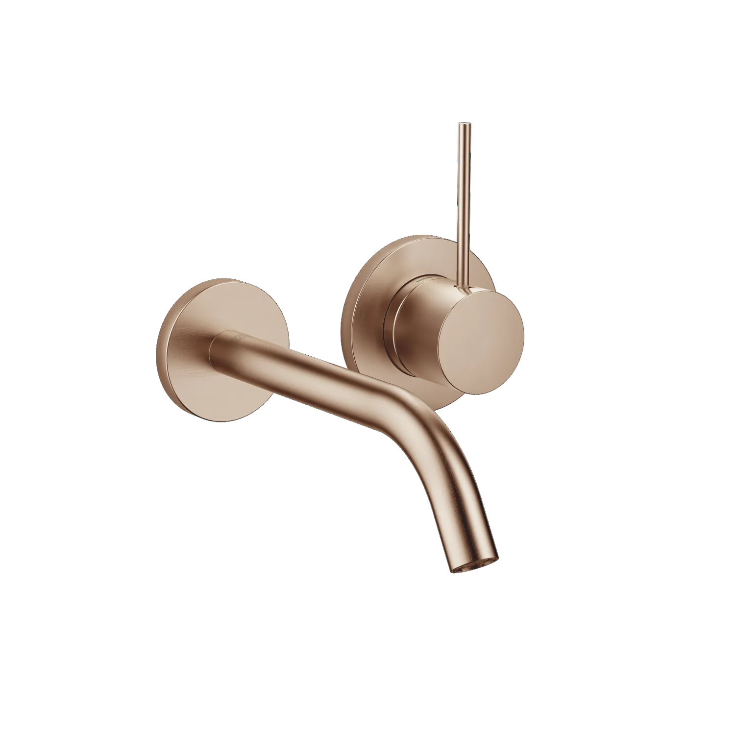 Dornbracht META META SLIM Waschtisch-Wand-Einhandbatterie ohne Ablaufgarnitur - Bronze gebürstet, Ausladung 190 mm