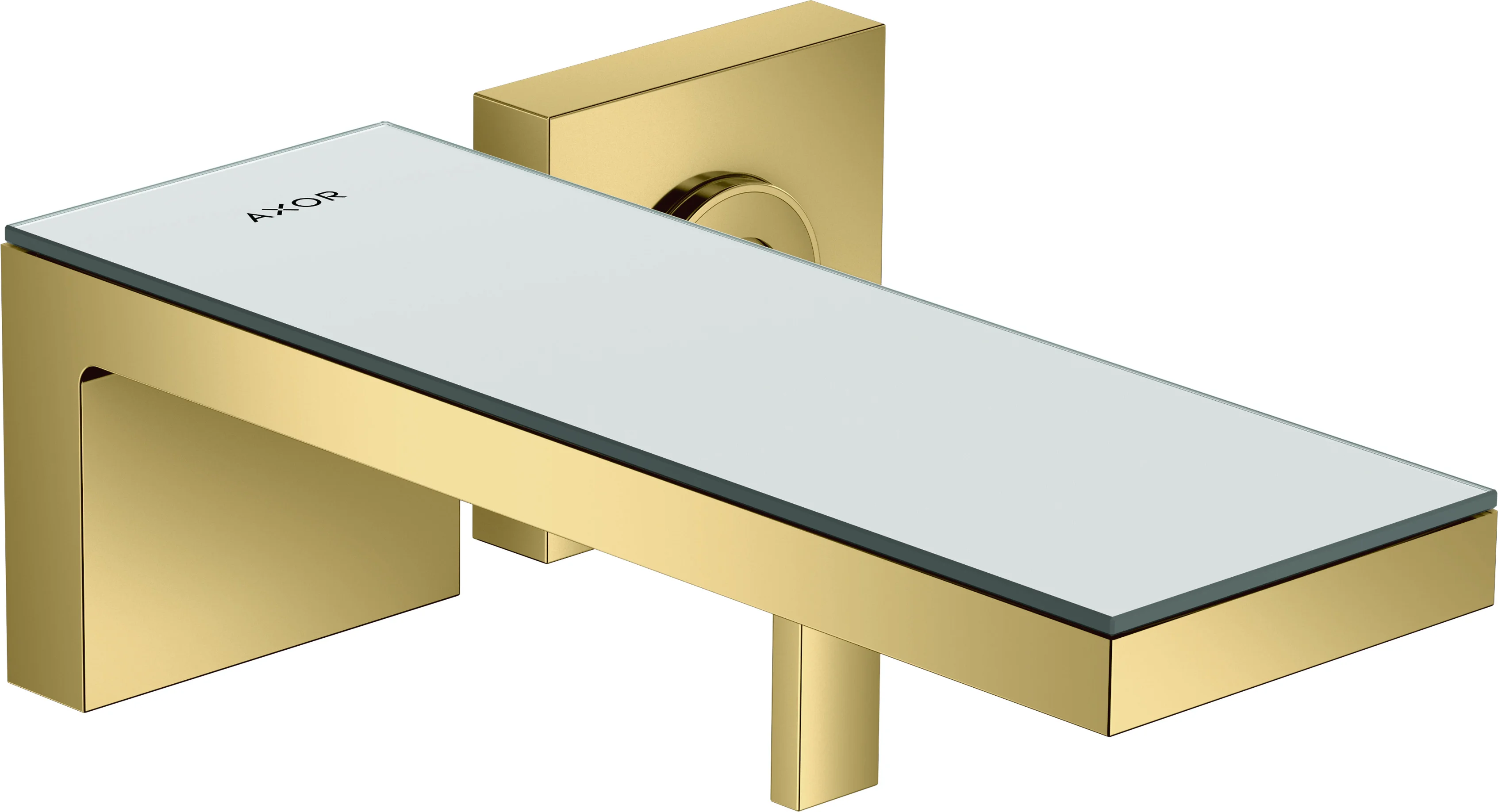 Hansgrohe AXOR MyEdition Platte 245 Glas – abnehmbar, 245 mm Länge