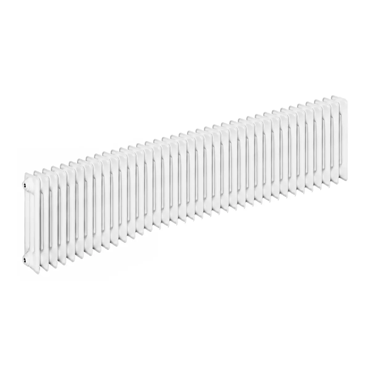 ASW DIN-Stahlradiator HG-TEC, 37 Glieder, Nabenabstand 500 mm, 1850 x 600 x 160 mm in RAL 9010 gepulvert ASW DIN-Stahlradiator HG-TEC, 37 Glieder, Nabenabstand 500 mm, 1850 x 600 x 160 mm in RAL 9010 gepulvert