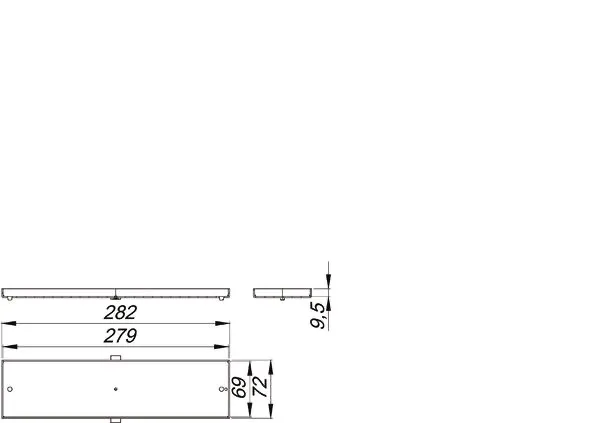 Abdeckung CeraFloor/CeraFrame Connect, Edelstahl matt Abdeckung CeraFloor/CeraFrame Connect, Edelstahl matt