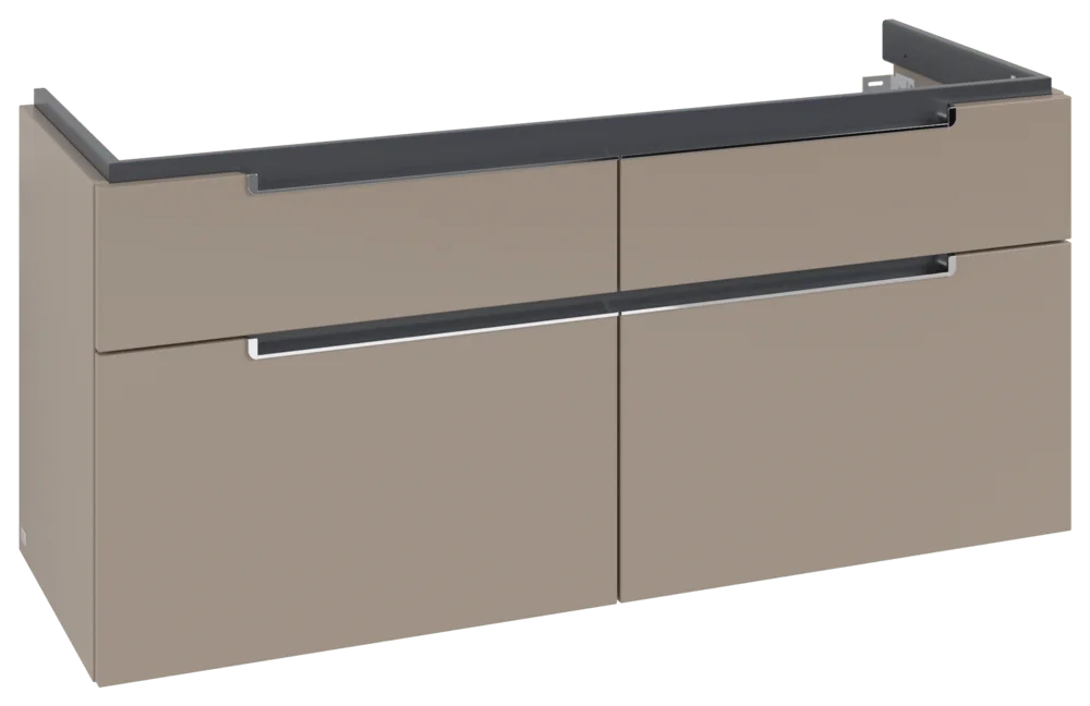 Villeroy & Boch Waschbeckenunterschrank Subway 2.0 A91710 1287x590x449mm 4 Ausz. WT m.tig Soft Grey Villeroy & Boch Waschbeckenunterschrank Subway 2.0 A91710 1287x590x449mm 4 Ausz. WT m.tig Soft Grey