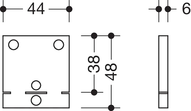 Dichtronde, für Stangensysteme S 800 K und Warm Touch/ mobile Lösungen mit drei Bohrungen und Abtrennperforierung, passend für kleines und großes Befestigungsblech, zur zusätzlichen Abdichtung der Bohrpunkte, VPE=10 Stk. Dichtronde, für Stangensysteme S 800 K und Warm Touch/ mobile Lösungen mit drei Bohrungen und Abtrennperforierung, passend für kleines und großes Befestigungsblech, zur zusätzlichen Abdichtung der Bohrpunkte, VPE=10 Stk.