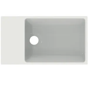 Waschbecken „Extra“ 45 × 25 × 15 cm in Weiß Waschbecken „Extra“ 45 × 25 × 15 cm in Weiß