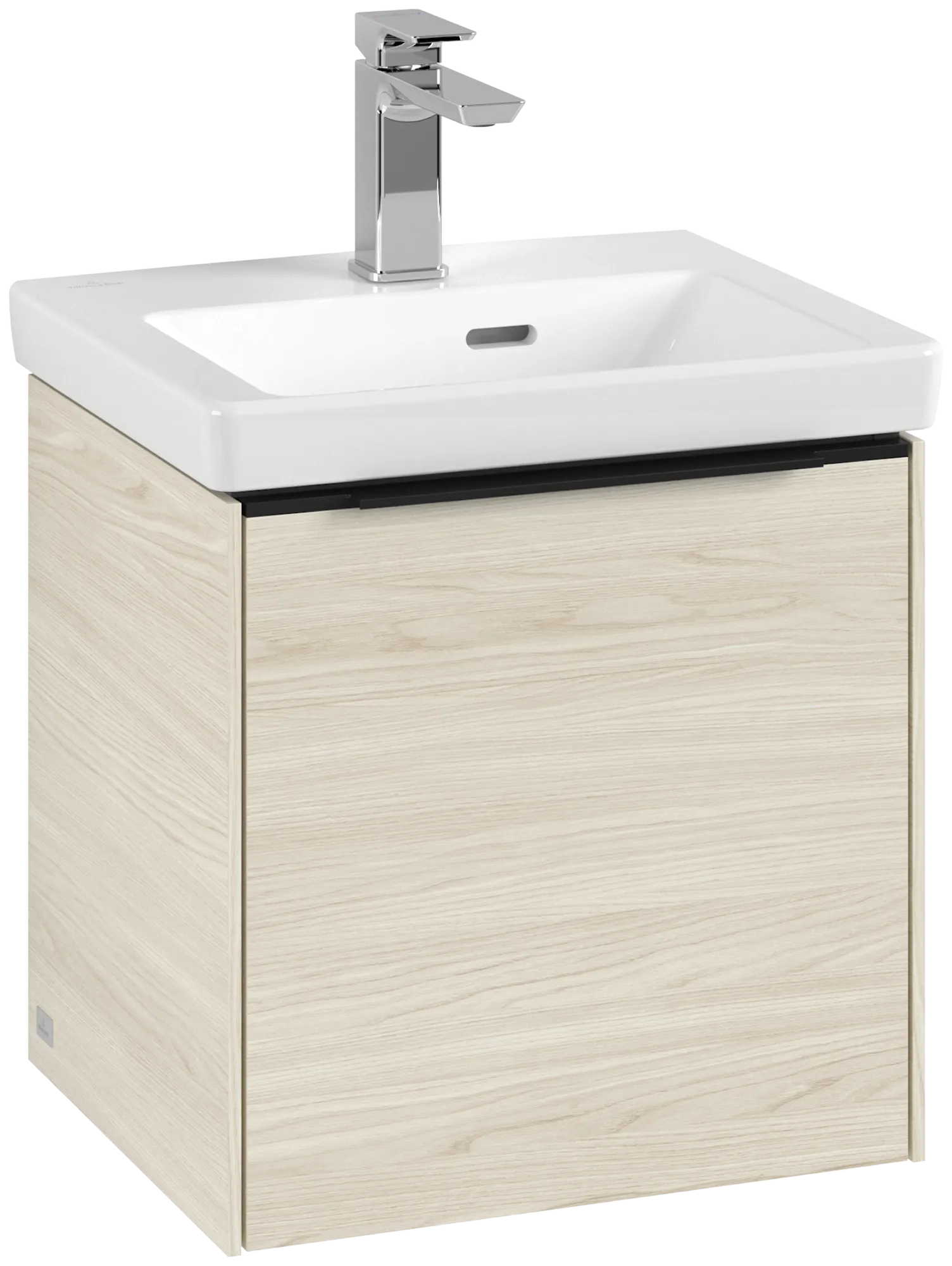 Villeroy & Boch Waschtischunterschrank mit Tür „Subway 3.0“ für Schrankwaschtisch 423 × 429 × 378 mm White Oak, 1 Tür, für Becken mittig, Anschlag rechts Villeroy & Boch Waschtischunterschrank mit Tür „Subway 3.0“ für Schrankwaschtisch 423 × 429 × 378 mm White Oak, 1 Tür, für Becken mittig, Anschlag rechts