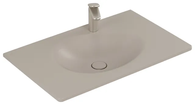 Villeroy & Boch Wandwaschtisch „Antao“ 800 × 500 × 180 mm, für Becken mittig in Almond Villeroy & Boch Wandwaschtisch „Antao“ 800 × 500 × 180 mm, für Becken mittig in Almond