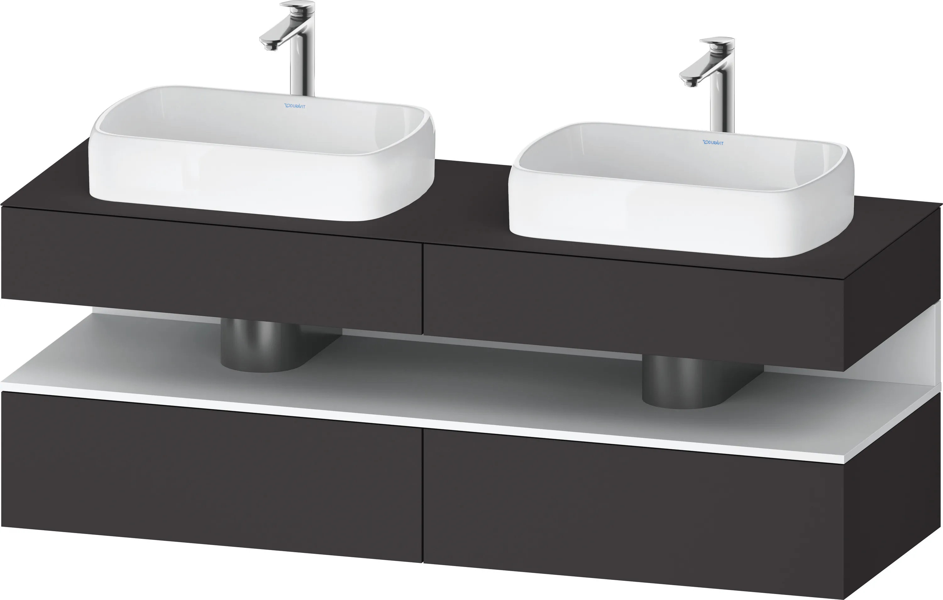 Duravit Waschtischunterschrank wandhängend „Qatego“ 160 × 60 × 55 cm Duravit Waschtischunterschrank wandhängend „Qatego“ 160 × 60 × 55 cm