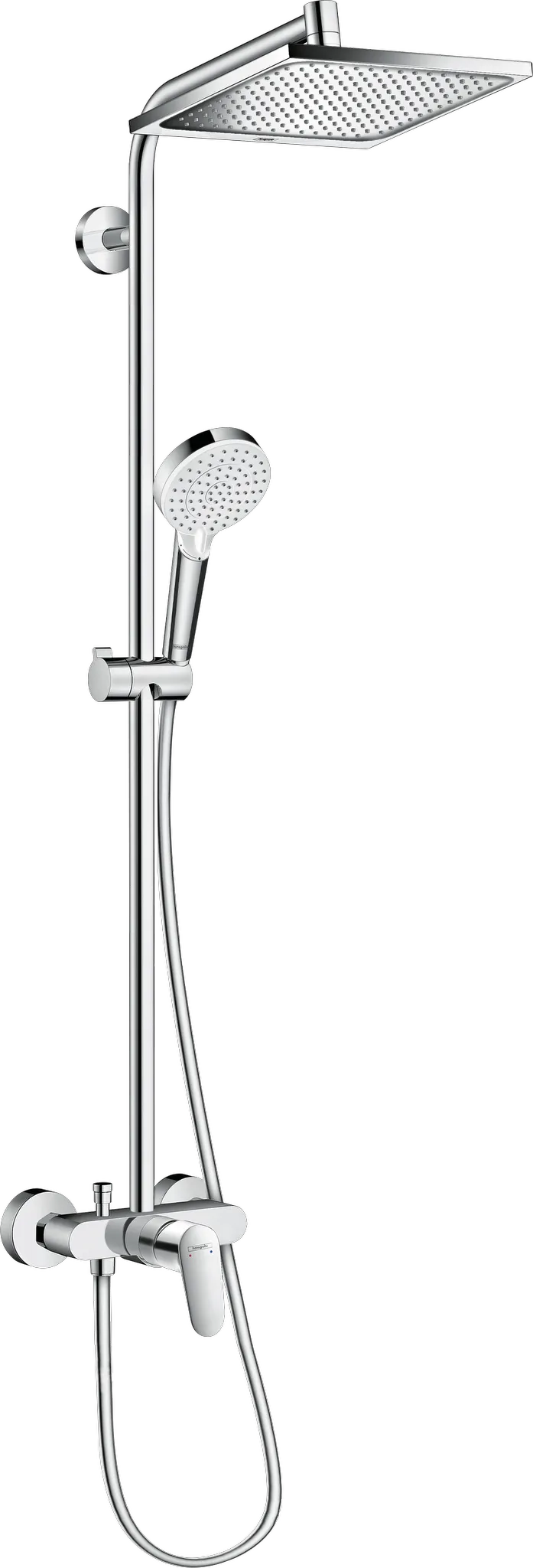 Showerpipe Crometta E 240 Einhebelmischer chrom Showerpipe Crometta E 240 Einhebelmischer chrom