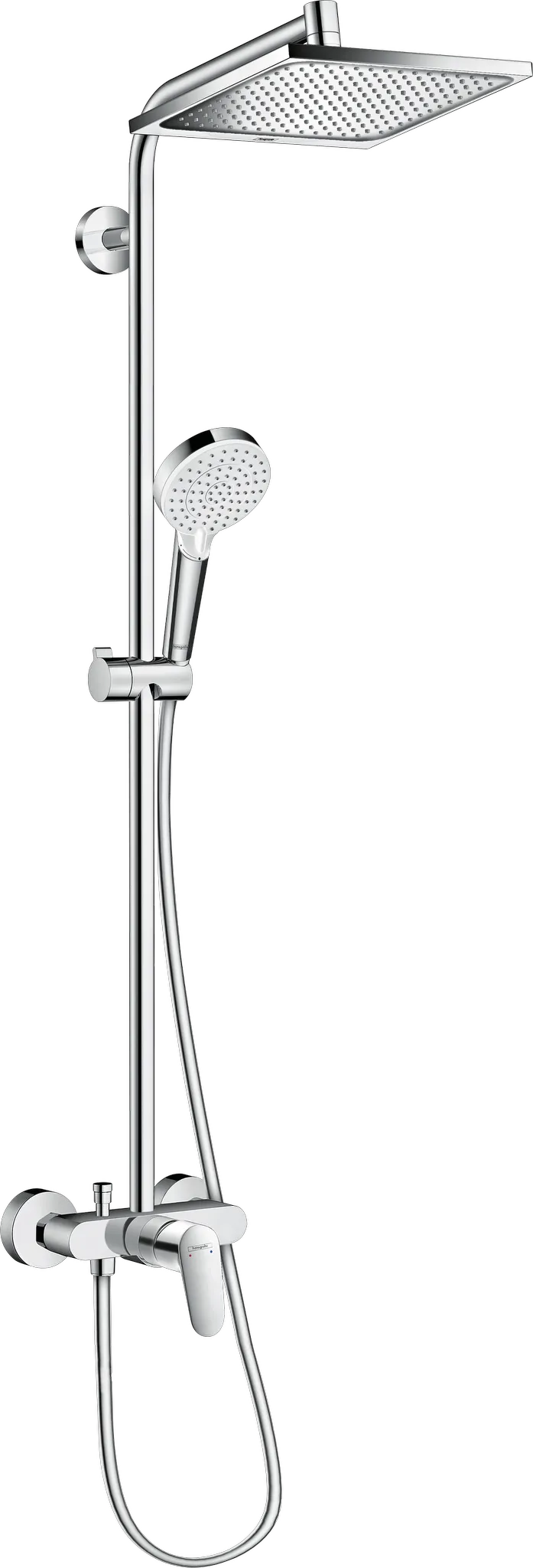 Hansgrohe Crometta E Showerpipe 240 1jet mit Einhebelmischer, Chrom Hansgrohe Crometta E Showerpipe 240 1jet mit Einhebelmischer, Chrom