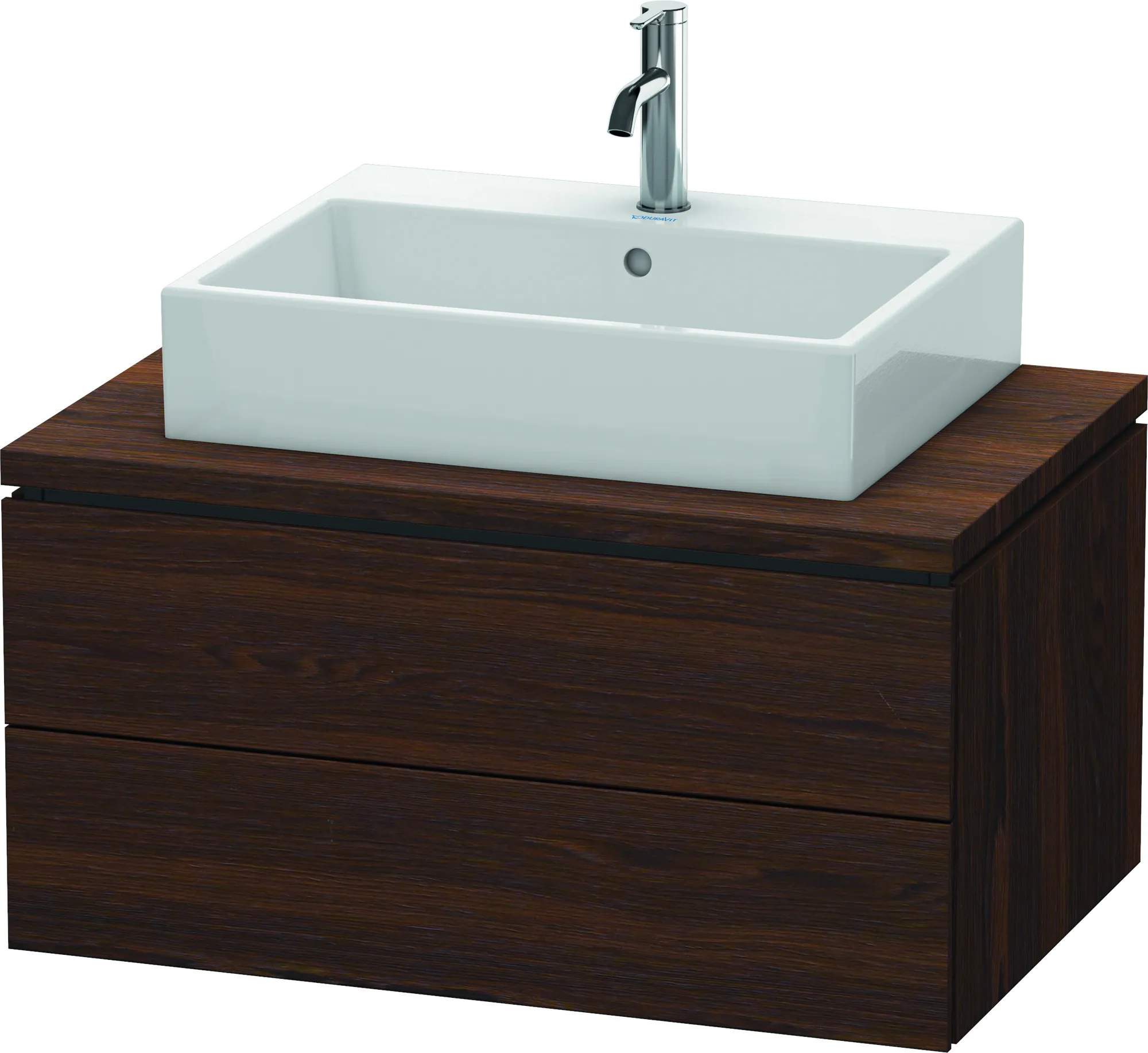 Duravit Waschtischunterschrank wandhängend „L-Cube“ 82 × 40 × 54,7 cm Nussbaum gebürstet Duravit Waschtischunterschrank wandhängend „L-Cube“ 82 × 40 × 54,7 cm Nussbaum gebürstet