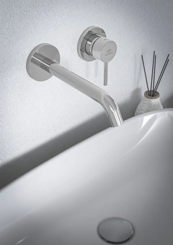 Wand-Waschtischarmatur Ceraline Nuovo Ausladung 180mm Chrom Wand-Waschtischarmatur Ceraline Nuovo Ausladung 180mm Chrom