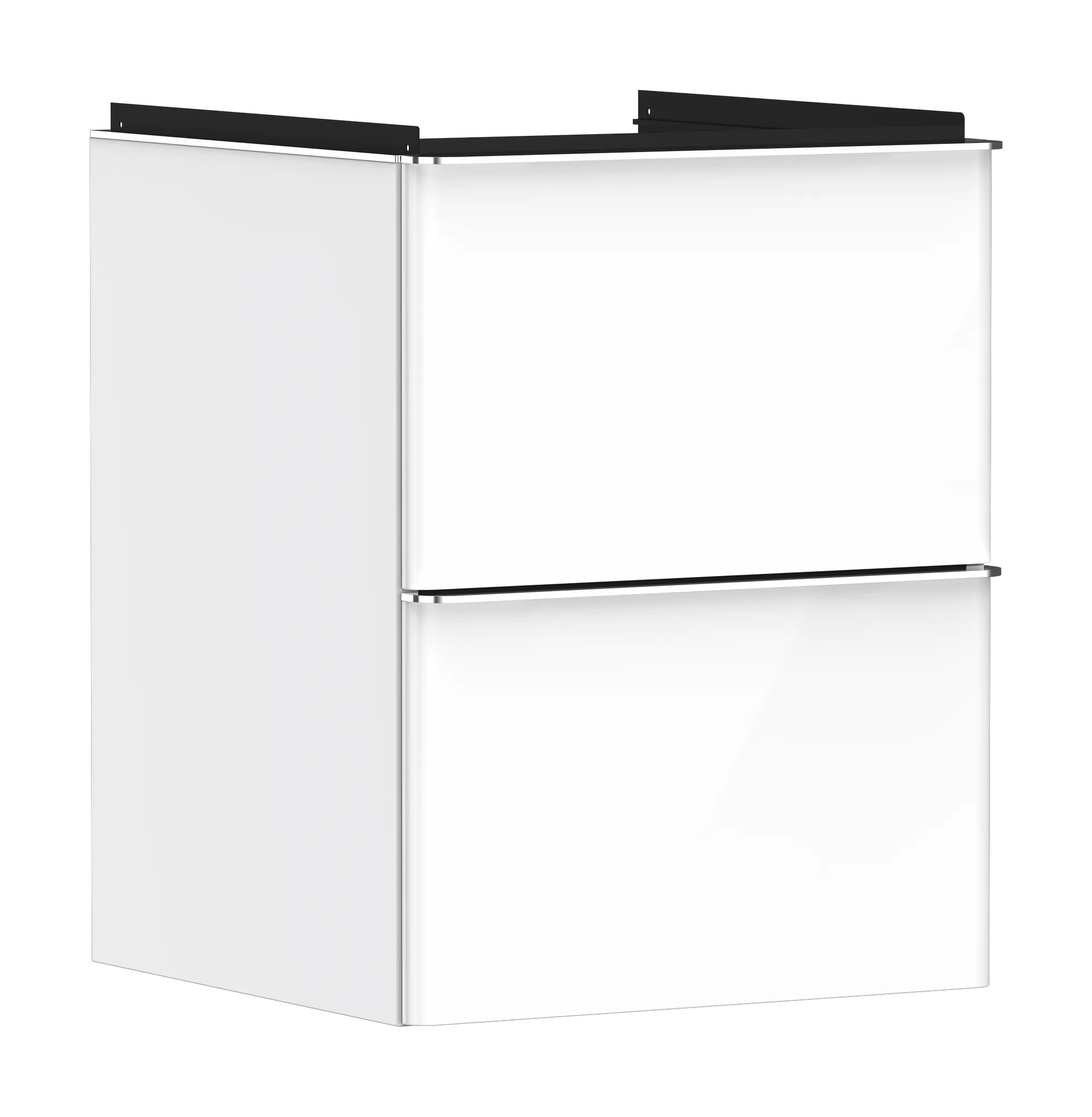 Hansgrohe Xelu Q Waschtischunterschrank Weiß Hochglanz 480⁄475 Chrom