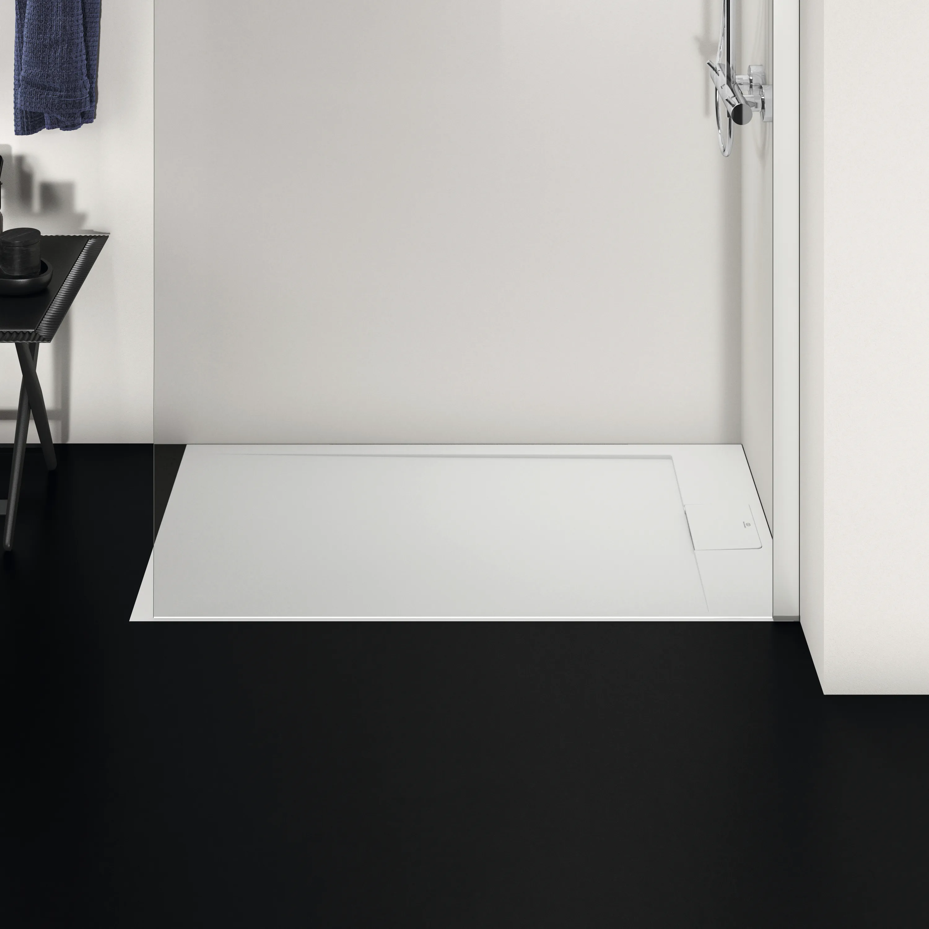 Ideal Standard Duschwanne „UltraFlatSi.life“ 70 × 120 cm in Carraraweiß