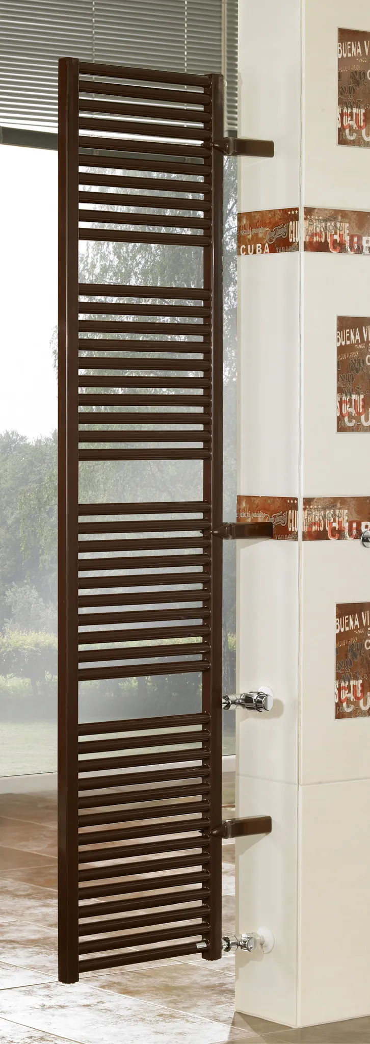 BEMM Design-Heizkörper „Rondo S“ 50 × 76,2 cm in Weiß (RAL 9016)
