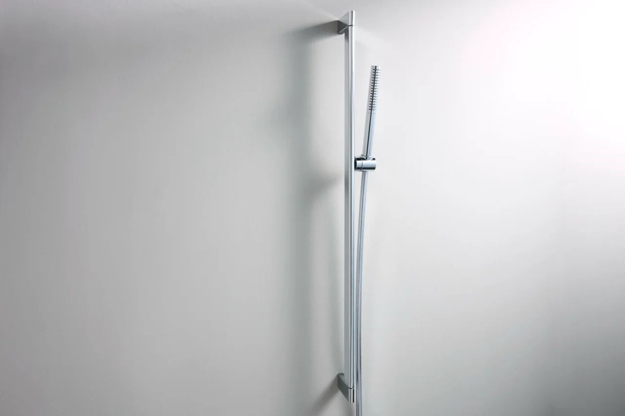 Hansgrohe Pulsify S Stabhandbrause 100 1jet EcoSmart+ Chrom, 98 x 24 mm, PowderRain Strahlart, QuickClean, max. Durchfluss 5,4 l/min ab 3 bar