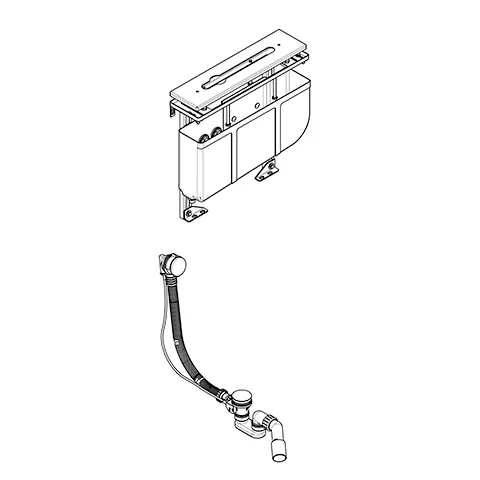 ROTEXA MULTI Montageeinheit RohbauSet für 3Loch Armaturen chrom ROTEXA MULTI Montageeinheit RohbauSet für 3Loch Armaturen chrom