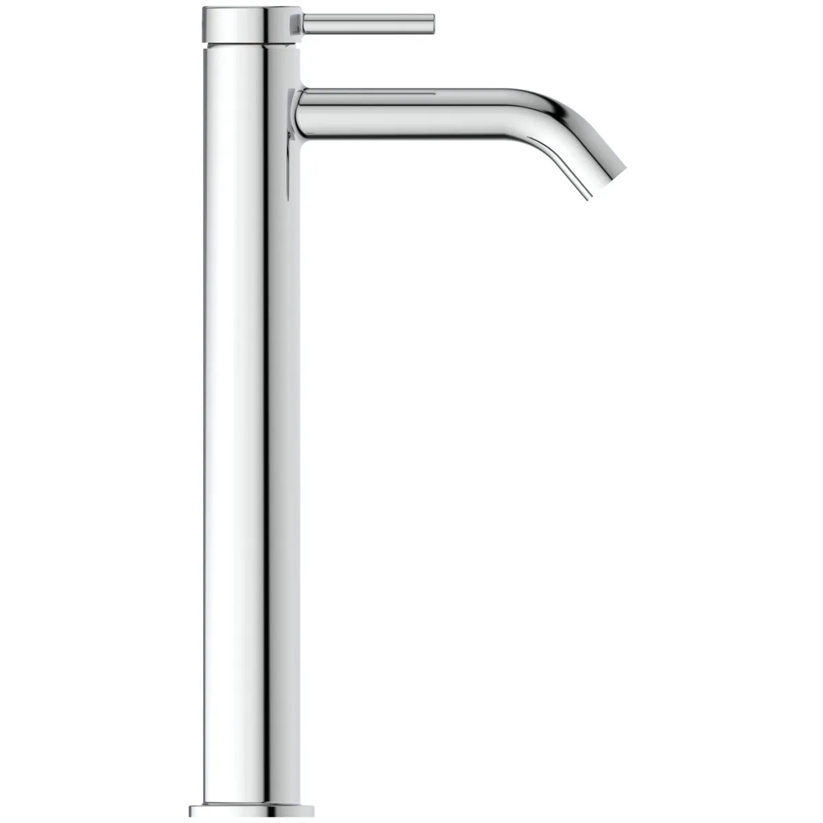 Waschtischarmatur Ceraline Nuovo Ausladung 135mm verlängerter Sockel mit Push-Open Ventil Chrom Waschtischarmatur Ceraline Nuovo Ausladung 135mm verlängerter Sockel mit Push-Open Ventil Chrom
