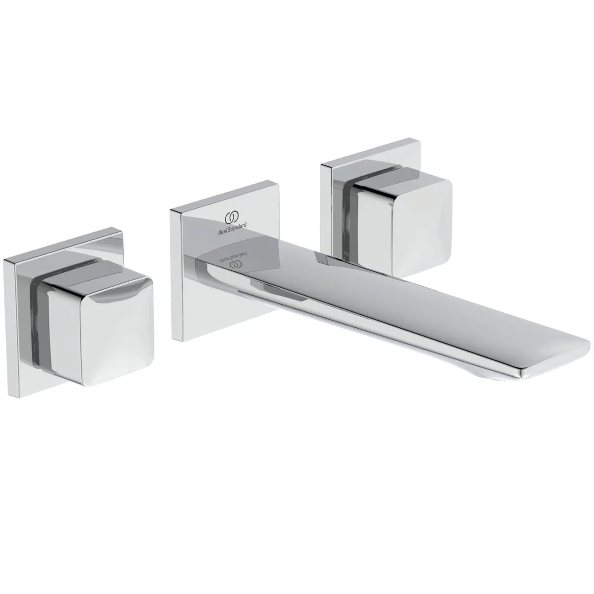 Ideal Standard Wand-Waschtischarmatur Conca Armaturen CONCA Atelier Collections A7445AA, eckige Rosetten, Ausladung 180mm, Chrom Ideal Standard Wand-Waschtischarmatur Conca Armaturen CONCA Atelier Collections A7445AA, eckige Rosetten, Ausladung 180mm, Chrom