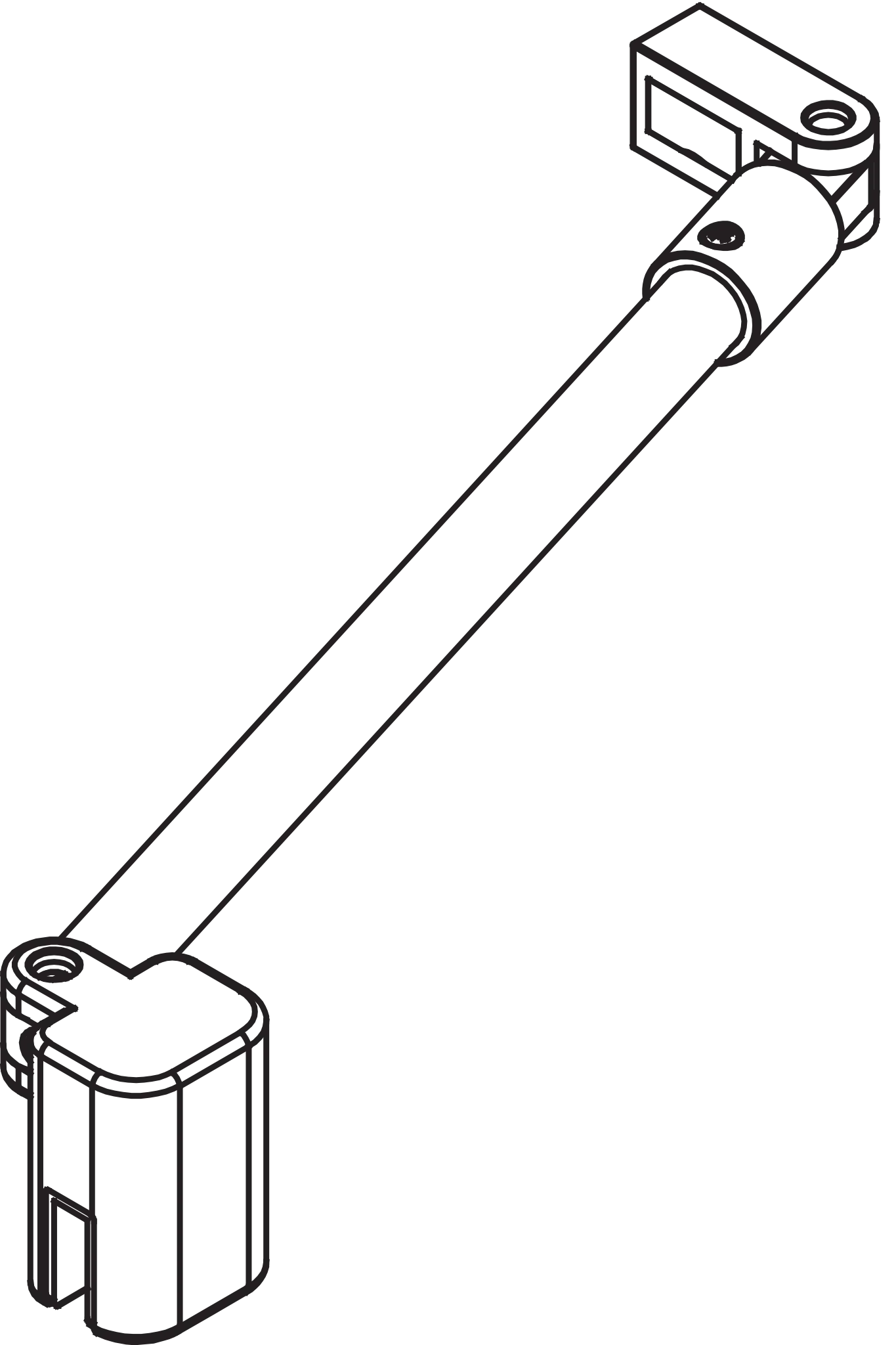 Kermi Duschdesign Stabilisierung „MENA“ 700 mm in Chrom