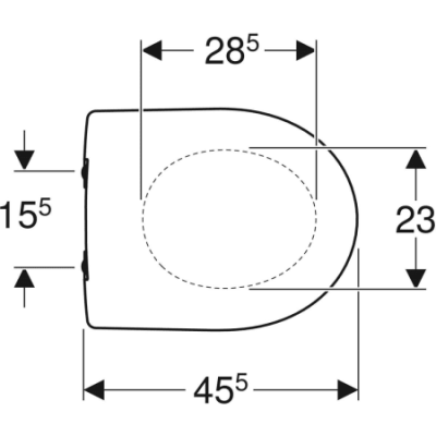 Set-Tiefspüler Geberit Wand-WC Rimfree mit KeraTect-Beschichtung und WC-Sitz mit Soft Closing