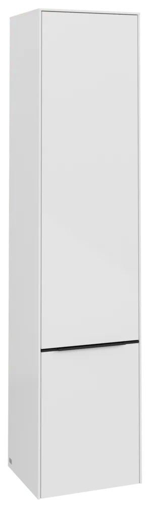 Villeroy & Boch Subway 3.0 Hochschrank, eckig, Brilliant White, 400 x 1710 mm, 2 Türen, SoftClosing, Wandmontage