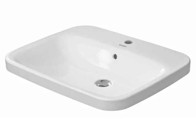 Einbauwaschtisch „DuraStyle“, mit Überlauf, Hahnlochposition mittig Einbauwaschtisch „DuraStyle“, mit Überlauf, Hahnlochposition mittig