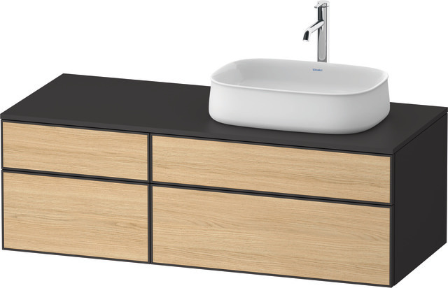 Duravit Waschtischunterschrank wandhängend „Zencha“ 130 × 44,2 × 55 cm