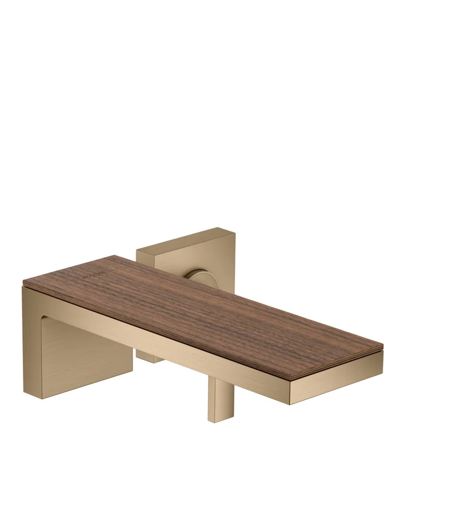 Hansgrohe AXOR MyEdition Platte 245 mm, Amerikanischer Nussbaum, abnehmbar