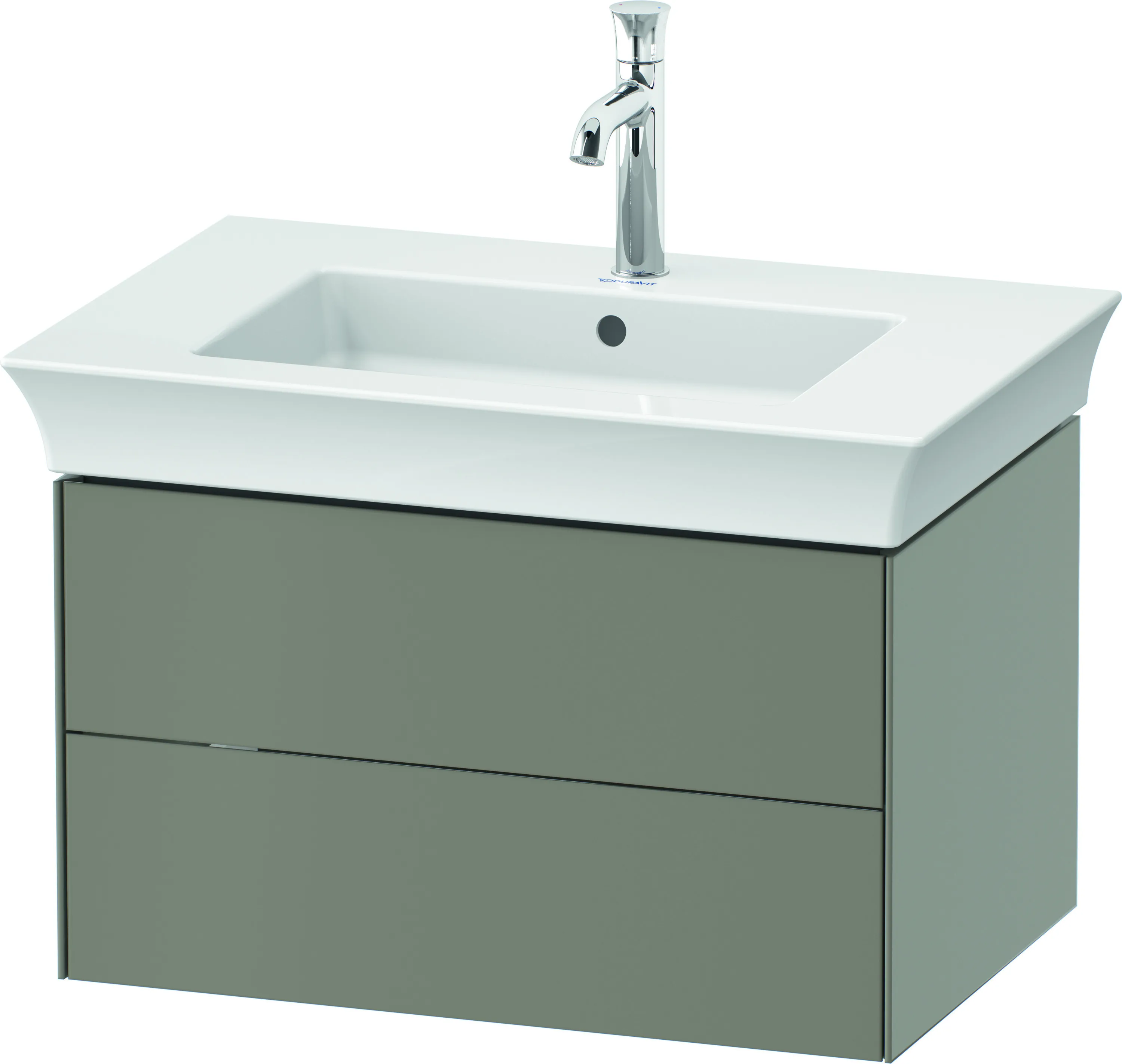 Duravit Waschtischunterschrank wandhängend „White Tulip“ 68,4 × 41 × 45,8 cm Duravit Waschtischunterschrank wandhängend „White Tulip“ 68,4 × 41 × 45,8 cm