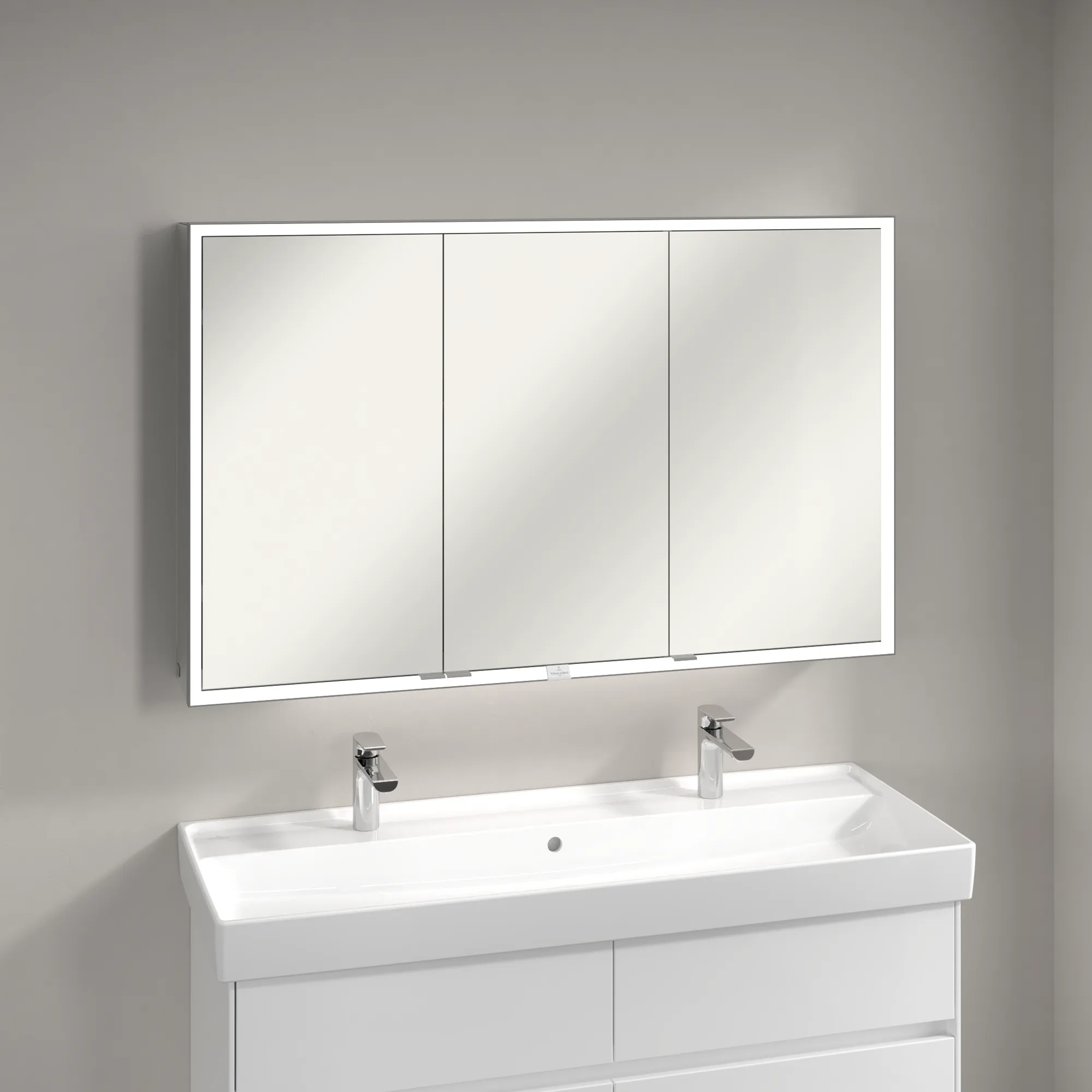 Villeroy & Boch Aufputz-Spiegelschrank My View Now, 1200x750 mm, glänzend, mit Beleuchtung und SoftClosing