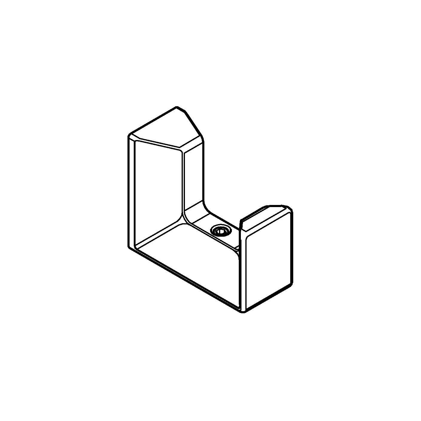 Grohe Handtuchhaken „Selection Cube“ in Befestigung verdeckt Grohe Handtuchhaken „Selection Cube“ in Befestigung verdeckt