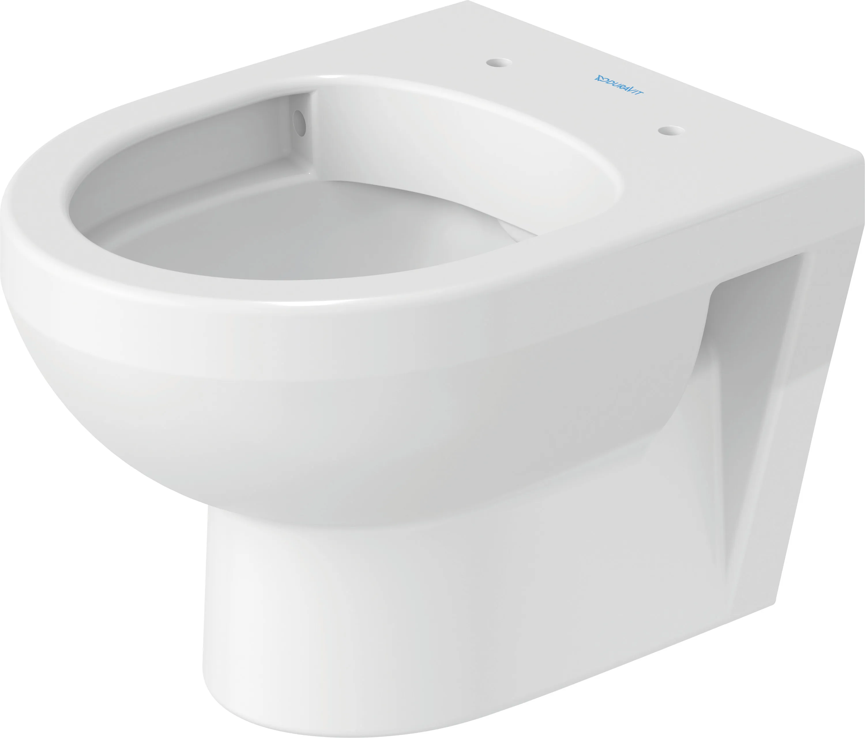 Duravit Wand-Tiefspül-WC Compact inkl. WC-Sitz „No.1“ 36,5 × 48 × 40 cm in Weiß Hochglanz, Befestigung sichtbar, ohne Spülrand Duravit Wand-Tiefspül-WC Compact inkl. WC-Sitz „No.1“ 36,5 × 48 × 40 cm in Weiß Hochglanz, Befestigung sichtbar, ohne Spülrand