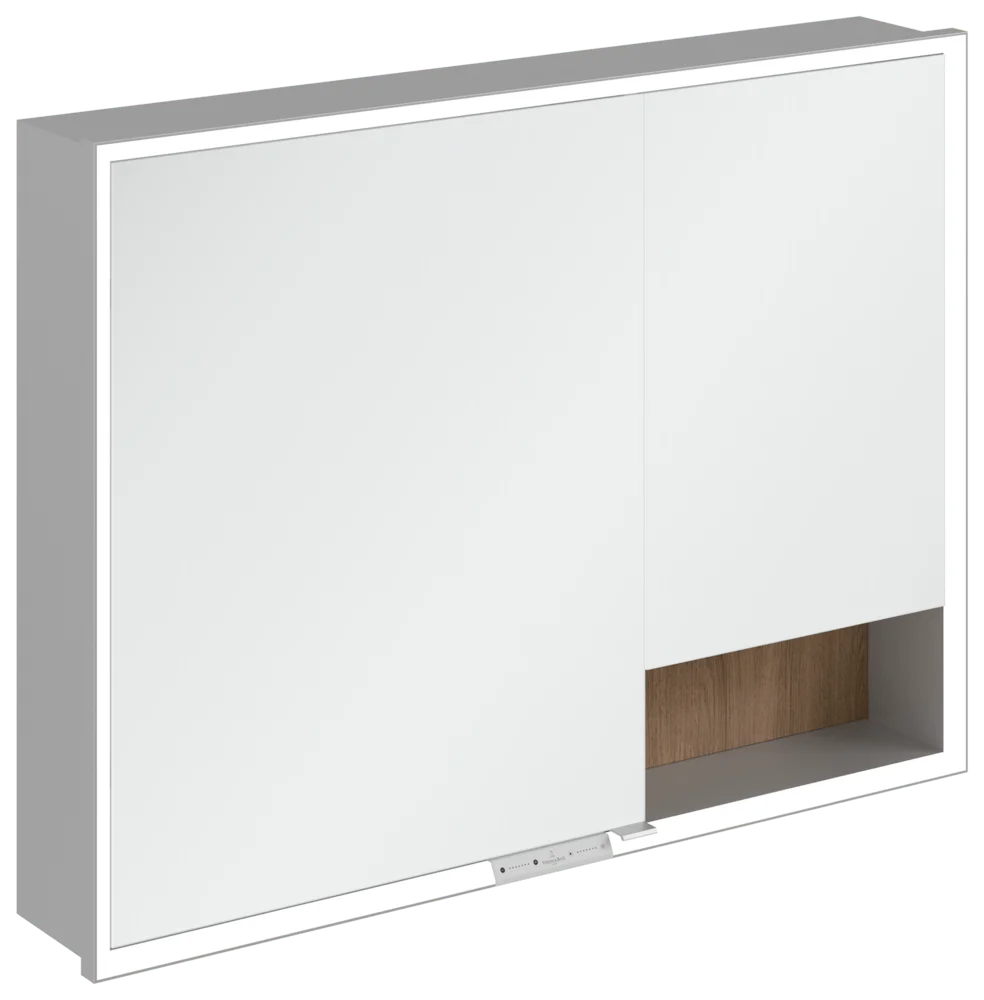 Villeroy & Boch Einbau-Spiegelschrank My View+ A48210, 1000x750x168mm, Kansas Oak Villeroy & Boch Einbau-Spiegelschrank My View+ A48210, 1000x750x168mm, Kansas Oak