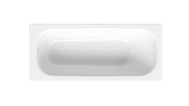 Bette BetteForm Badewanne, Einbau, 1700x730 mm, weiß, glasierter Titan-Stahl, 1-Sitzer, Bade-Duschkombination