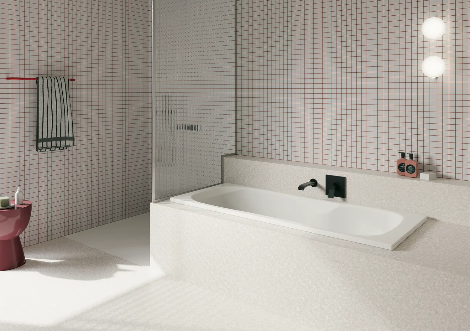 Bette Badewanne „Setline“ 1700 × 700 mm ohne Wannenträger, in Snow