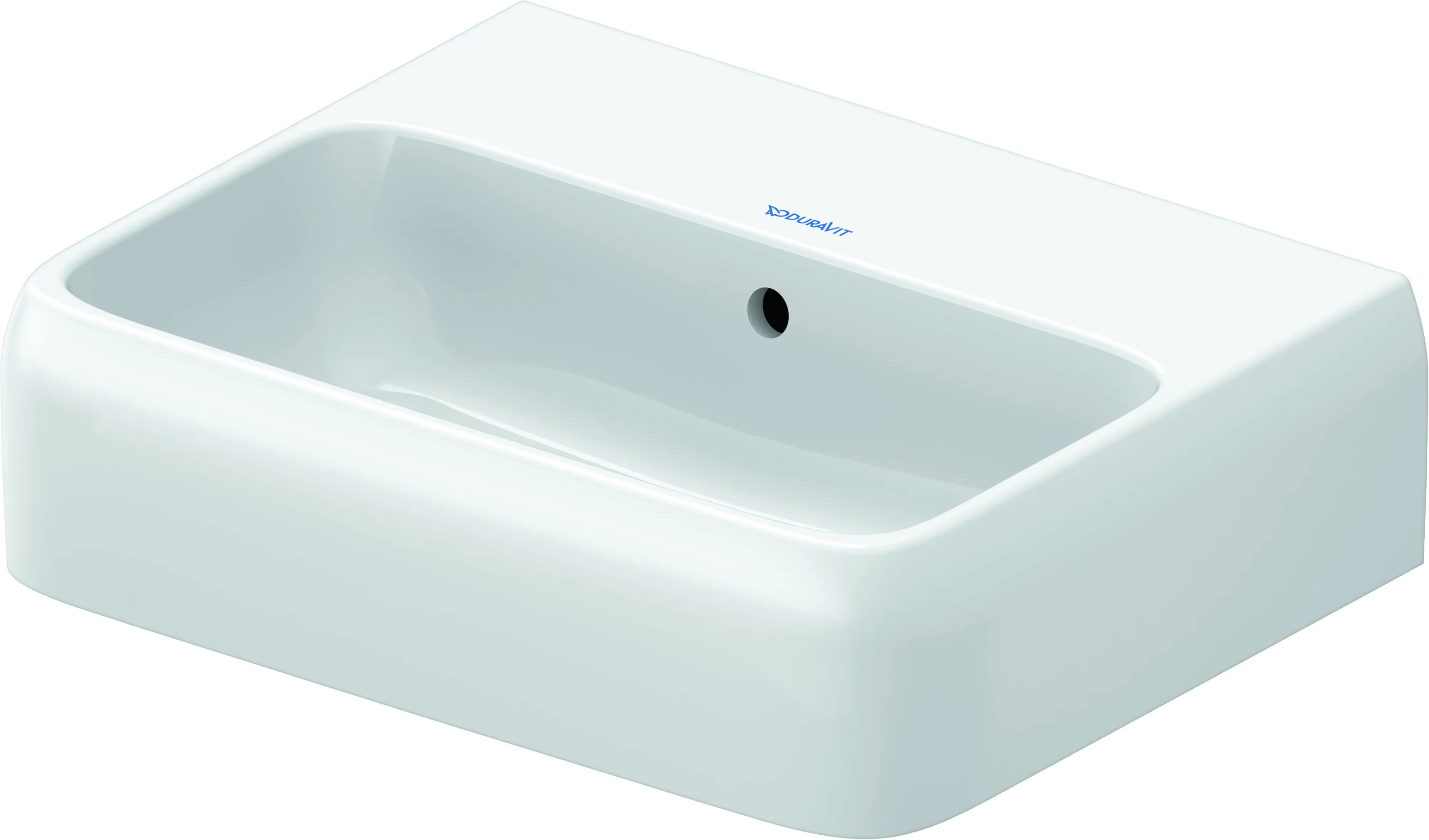 Handwaschtisch „Qatego“ 45 × 35 × 14,5 cm, ohne Hahnlochbohrung in mit HygieneGlaze Handwaschtisch „Qatego“ 45 × 35 × 14,5 cm, ohne Hahnlochbohrung in mit HygieneGlaze