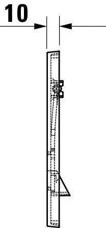 Duravit Betätigungsplatte „DuraSystemInstallationselemente“ 21,7 × 14,7 cm in Duravit Betätigungsplatte „DuraSystemInstallationselemente“ 21,7 × 14,7 cm in