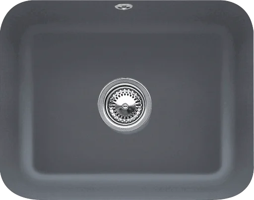 Villeroy & Boch Cisterna 60C Unterbauspüle, 550 x 440 mm, Graphite CeramicPlus Villeroy & Boch Cisterna 60C Unterbauspüle, 550 x 440 mm, Graphite CeramicPlus