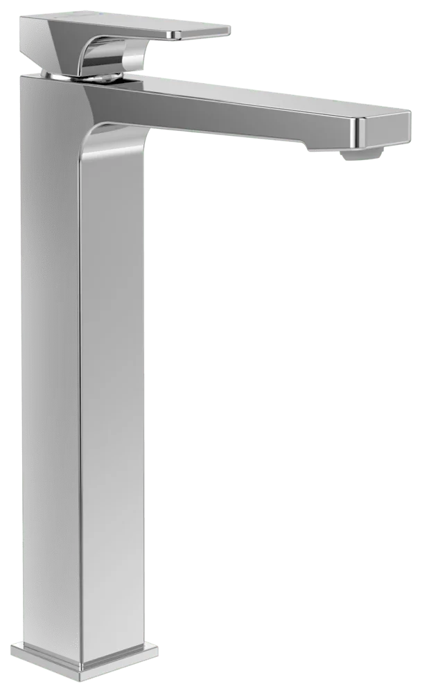Villeroy & Boch Architectura Square Einhebel-Waschtischarmatur erhöht TVW125002000 50x306x211mm m Push-Open-Ablgarn. Chrom