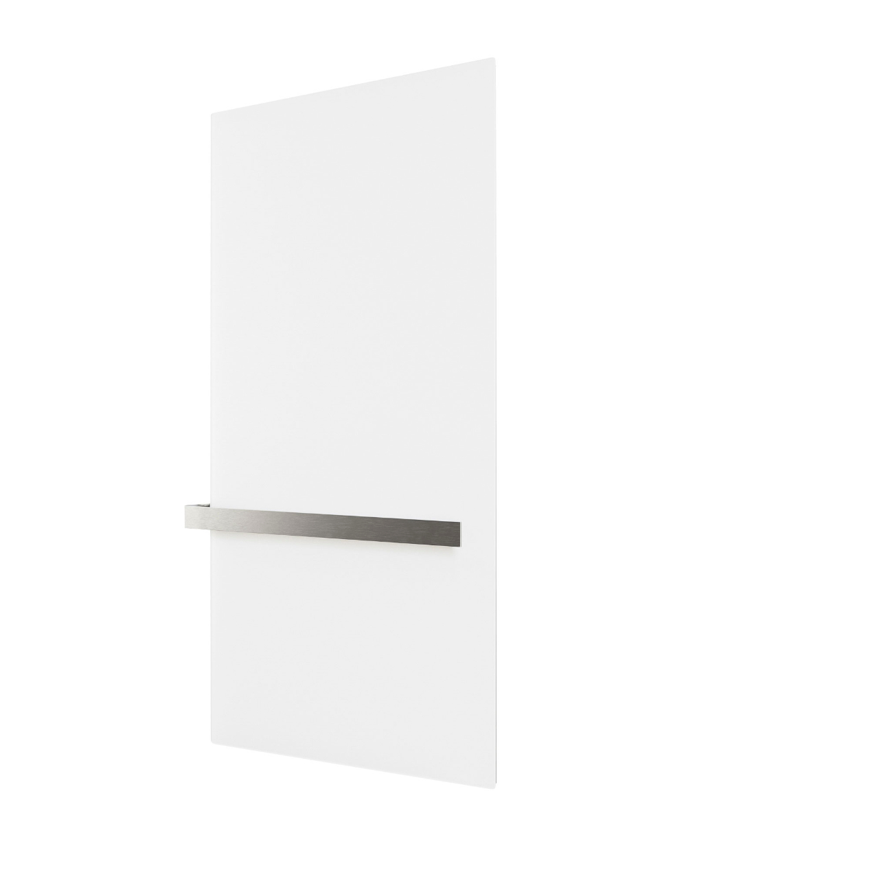 HSK Design-Infrarotheizkörper „Retango“ mit Glasfront 60 × 120 cm in Weiß