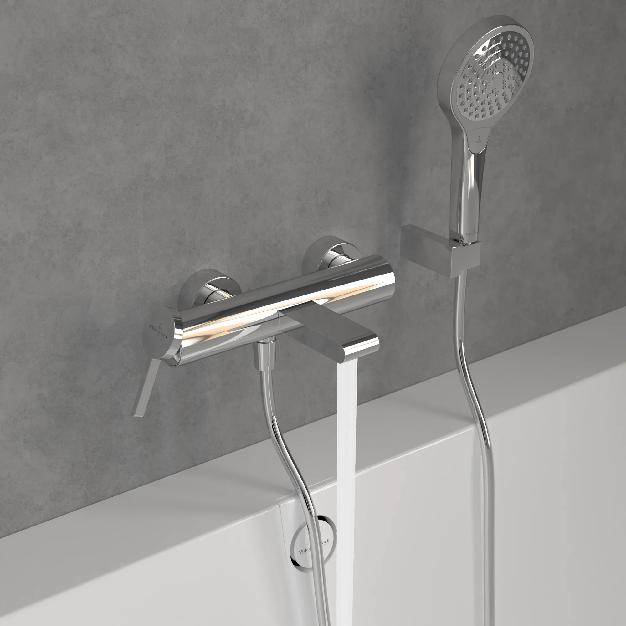 Einhand-Wannenarmatur „Dawn“ Ausladung 165 mm in Chrom Einhand-Wannenarmatur „Dawn“ Ausladung 165 mm in Chrom