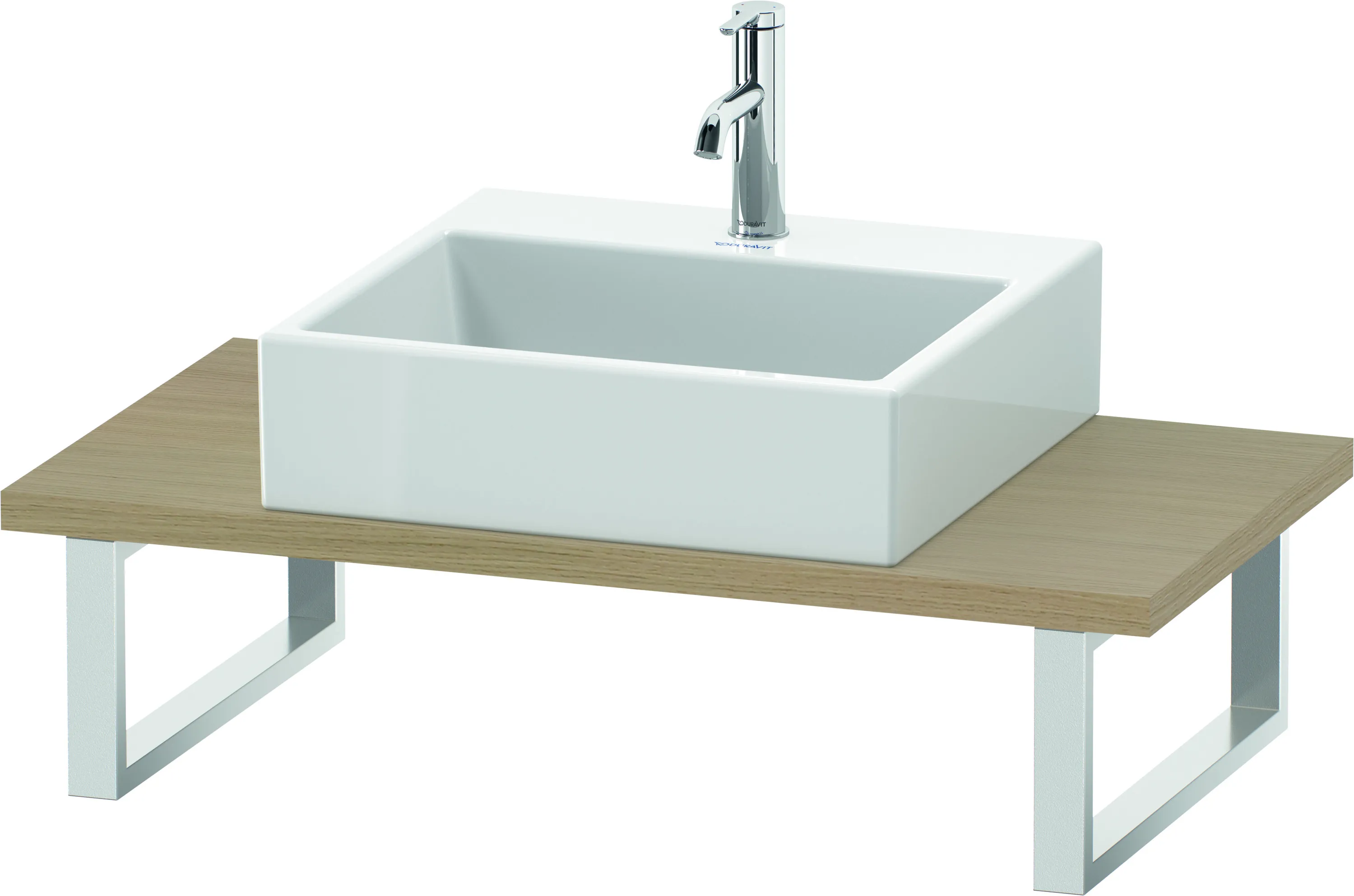 Duravit Konsole „L-Cube“ in Mediterrane Eiche