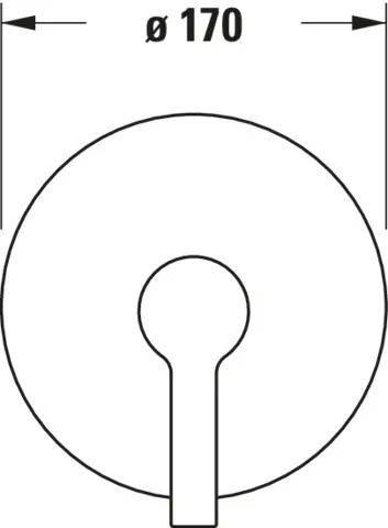 B.2 Einhebel-Brausemischer Unterputz Fertigmont.-Set,Ausl. 87 Breite 170 mm